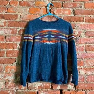 Pendleton southwestern wool sweater